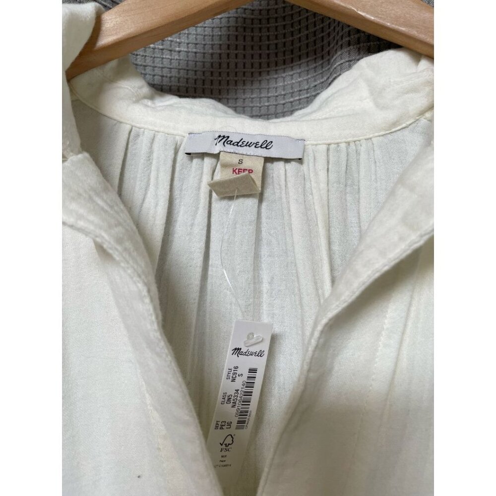 Madewell Lightestspun Cover-Up Maxi Shirtdress • NWT - Picture 6 of 8